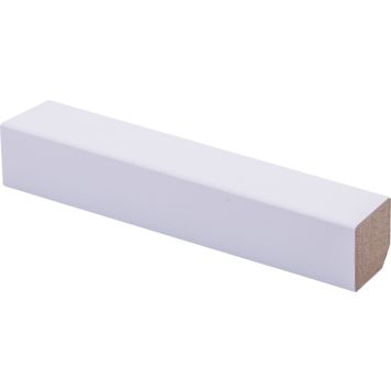 Varjolista Maler 22 x 22 x 2750 mm MDF puhdas valkoinen