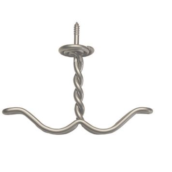 Vaatekoukku Habo 27 Mattakromi