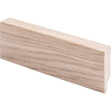 Jalkalista Maler 16 x 42 x 2700 mm Viilu Tammi Puuvalmis