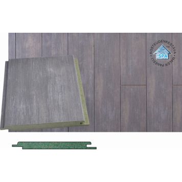 Sisustuspaneeli Maler SPA MDF STP-5 Tunne Harmaa 10 x 120 x 2070 mm