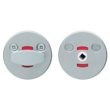 WC-vääntönuppi Abloy 001MCR Mattakromi