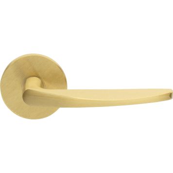 Ulko- ja sisäovenpainike Abloy Jousi 25/007 Harjattu Messinki