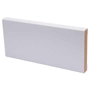 Peitelista Maler Aava MDF Puhdas valkoinen 12 x 70 x 2200 mm