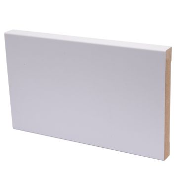 Peitelista Maler Aava MDF Puhdas valkoinen 12 x 92 x 2200 mm