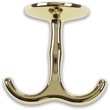 Vaatekoukku Habo 28 messingöity 55 mm