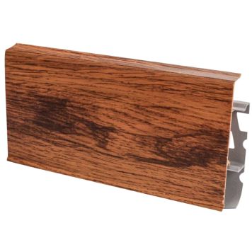 Jalkalista Maler PVC Cantabrian Oak 22 x 75 x 2500 mm