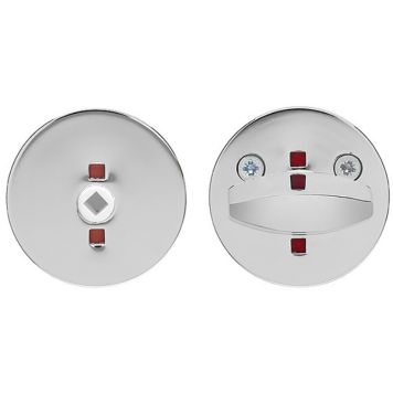 WC-vääntönuppi Abloy 007 ZN/CR