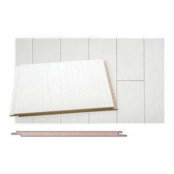 MDF-kattopaneeli Maler STP-0 Lumipaju 8 x 185 x 2070 mm