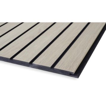 Rimapaneeli Maler Louvre MDF Mel Vanilla tammi / musta 12 x 195 x 2800 mm 3 kpl/pkt