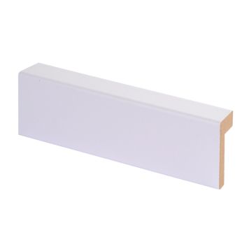 Reunalista Maler Aava MDF Mel puhdas valkoinen 16 x 42/8 x 2200 mm