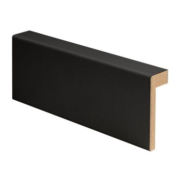 Reunalista Maler MDF mel musta 21 x 58/13 x 2200 mm