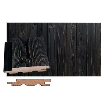 Saunapaneeli Maler Luosto SPA STS-5 Hiili 5 kpl/pkt 14 x 95 mm, eri pituuksia