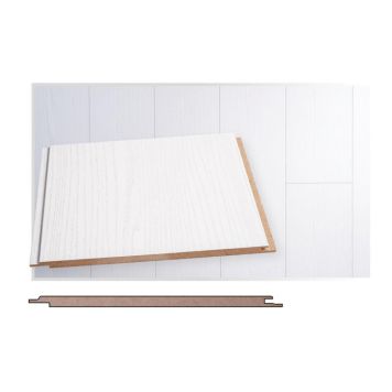 Sisustuspaneeli Maler MDF STP-0 Mel Lumipaju 10 x 195 x 2070 mm