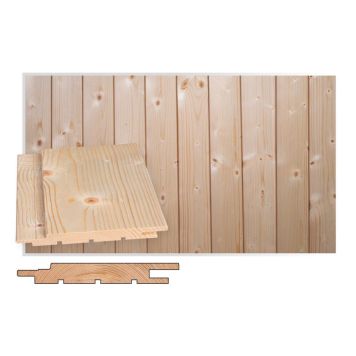 Kattopaneeli STS-5 TK kuusi puuvalmis 14 x 95 mm, eri pituuksia