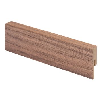 10 kpl Jalkalista Maler R2 MDF MR Lam pähkinä 14 x 42 x 2800 mm