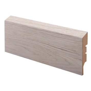 5 kpl Jalkalista Maler Art Siru MDF Aito Tunne Tuhka 16 x 65 x 2750 mm