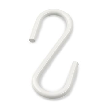 S-koukku Habo 106 valkoinen 85 mm