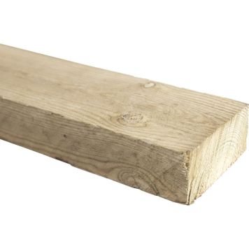 Kyllästetty 50 x 100 mm Sahattu Vihreä (per metri)