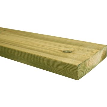 Kyllästetty A 48 x 198 mm Höylätty Vihreä (per metri)