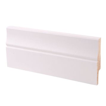 5 kpl Jalkalista Maler Piirto mänty valkoinen 16 x 70 x 3300 mm