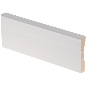 5 kpl Peitelista ART Melamiini Oksaton Mänty Sormijatkettu Valkoinen 12 x 58 x 3600 mm