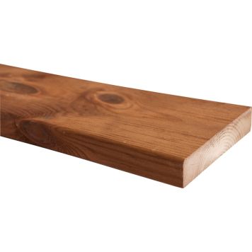 Kyllästetty Mänty AB-LK 28 x 120 Höylätty SHP Ruskea (per metri)