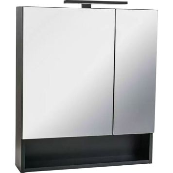 LED-peilikaappi BAUHAUS Jannik Antrasiitti 60 x 70 cm