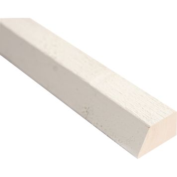 Ulkoverhousrima 28 x 45/30 mm Valkoinen SR/HS MIT