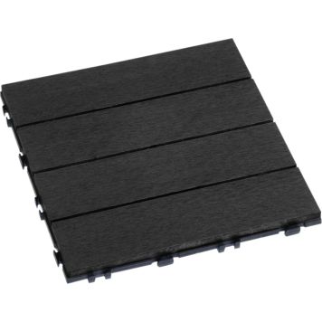 Klicklaatta 30 x 30 cm antrasiitti 10 kpl