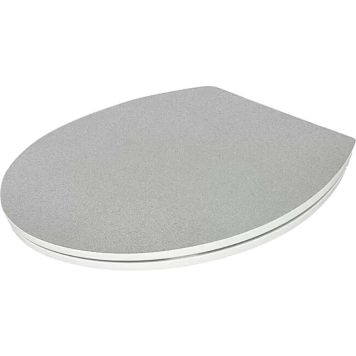 WC-istuinkansi Poseidon Glitter hopea