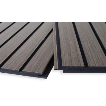 Sisustuspaneeli Maler Louvre MDF Musta Afrikan Tammi 12x 195 x 2800 mm