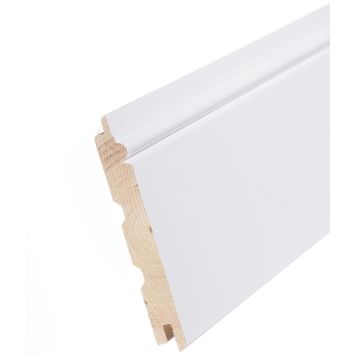 Helmipaneeli AURE puhtaanvalkoinen 15 x 120 x 4200 mm