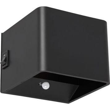 Seinävalaisin Lavida Lucca akkukäyttöinen musta