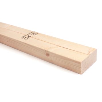 Runkotolppa C24 48 x 98 x 4500 mm mitallistettu