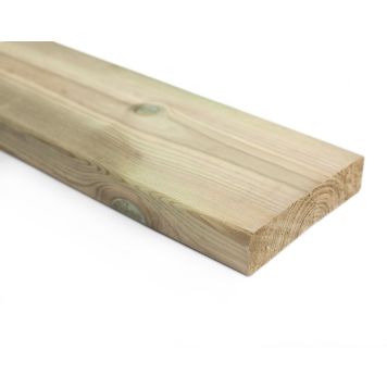 Kyllästetty mänty AB 28 x 145 mm höylätty SHP vihreä