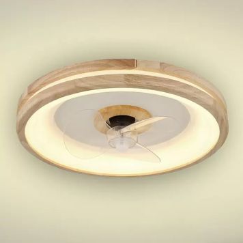 LED-tuuletinplafondi Voltomat Santana Ø 50 cm