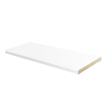 Kynnys Maler sileä HDF laminaatti valkoinen 9 x 92 x 1890 mm