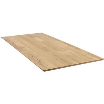 Pöytälevy viistettyreunainen tammi B/B 26 x 850 x 2000 mm.