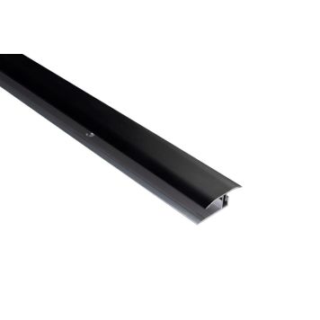 Saumalista Maler alumiini harjattu musta 34 x 1000 mm