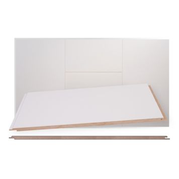 MDF-paneeli Maler STP-0 Puolikiiltävä valkoinen 8 x 315 x 1200 mm