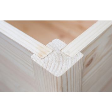 Kulmaliitos Lamboard Mänty 18 mm levylle 2 kpl