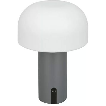 Ladattava pöytävalaisin Starlux Pisa RGB harmaa