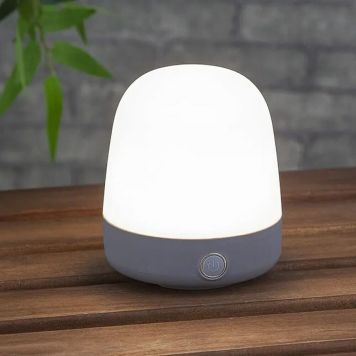 Ladattava pöytävalaisin Starlux Serra RGB harmaa