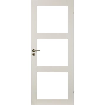 Massiivikehysovi Swedoor Unique 507 Valkoinen Kirkas lasi