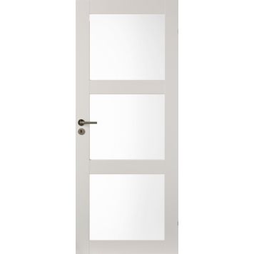 Massiivikehysovi Swedoor Unique 507 Valkoinen Satiinilasi