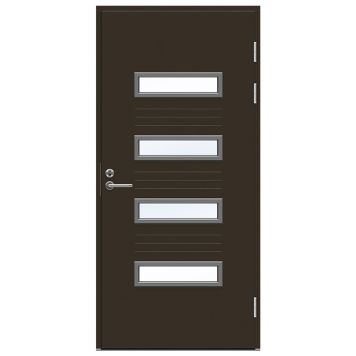 Ulko-ovi Swedoor Function F2054 W53 Tummanruskea