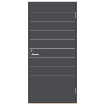 Ulko-ovi Swedoor Basic B0070 Tummanharmaa
