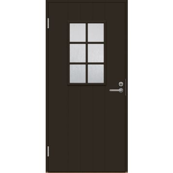 Ulko-ovi Swedoor Basic B0015 Tummanruskea