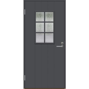 Ulko-ovi Swedoor Basic B0015 Tummanharmaa