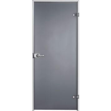 Lasiovi Swedoor Bath Harmaa+ 10 x 21 Valkoinen Lukittava